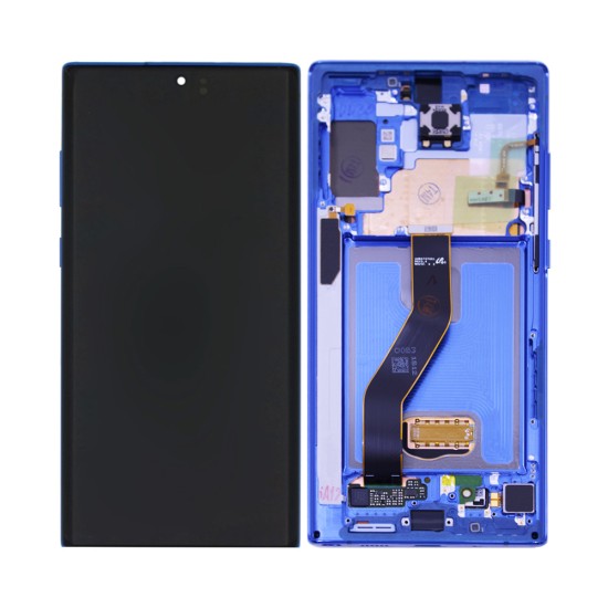 Touch+Display+Frame Samsung Galaxy Note 10 Plus 2019/N975F/Note 10 Plus 5G/N976 Service Pack Aura Azul